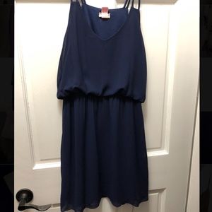 Navy mini dress